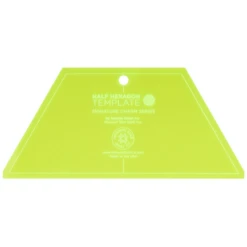 Missouri Star Quilt Company Half Hexagon Large 10"