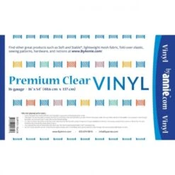 Front Page -THE QUILT SHOP 16 gauge see thru clear vinyl1