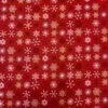 Red Snowflake Fabric Makower