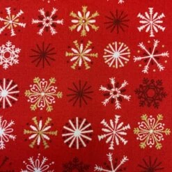 Red Snowflake Fabric Makower -THE QUILT SHOP 1796 r red snowflake fabric1