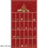 Stof Red Advent Calendar Christmas Is Near Fabric
