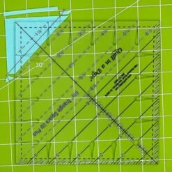 Quilt In A Day 6.5" Triangle Square Up Plus Ruler -THE QUILT SHOP 6 5 triangle square up plus 3