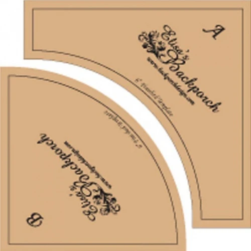 6" Quick Curves Templates With Pattern 3 6" Quick Curves Templates With Pattern
