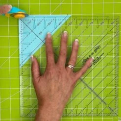 Quilt In A Day 9.5" Triangle Square Up Plus Ruler -THE QUILT SHOP 9 5 triangle square up plus 3