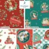 Peter Rabbit - Hoppy Holidays - Christmas Fat Quarters X 5