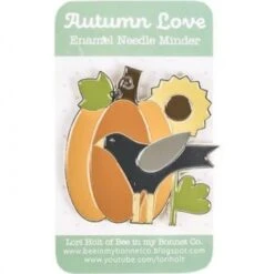 Autumn Love Enamel Needle Minder