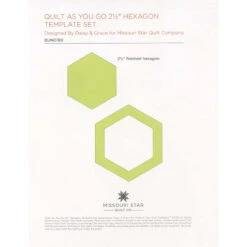 Quilt As You Go 2 1/2" Hexagon Template -THE QUILT SHOP cce0c5 056007691beb42bd97cb1c59f35ea9b7mv22