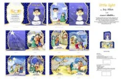 Nativity Story Fabric Book Panel 36in