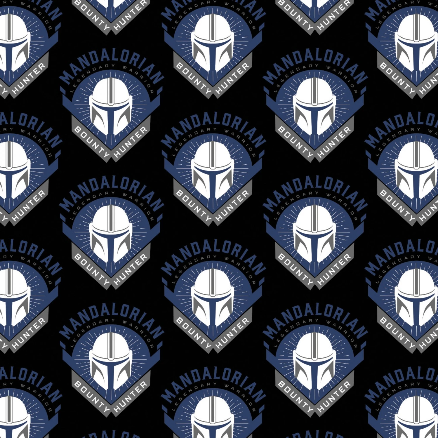 FLANNEL - Star Wars Mandalorian Legendary Warrior Fabric 3 FLANNEL - Star Wars Mandalorian Legendary Warrior Fabric