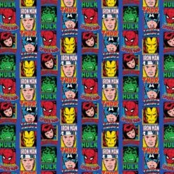 FLEECE - Marvel Comic Fleece Fabric - UK Only