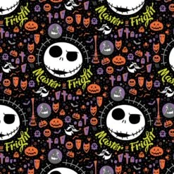 Nightmare Before Christmas Jack Master Of Fright Halloween Fabric