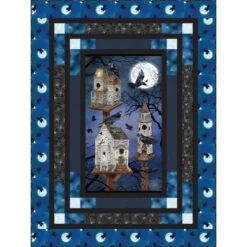 Spooky Raven Moon House Halloween Panel -THE QUILT SHOP cce0c5 6fca0a5e9bde44f6abbeb345a54d31e3mv22