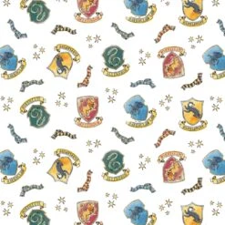 FLANNEL - Harry Potter Soft Wash Hogwarts Flannel Fabric