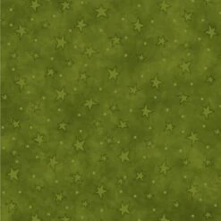 Green Starry Fabric