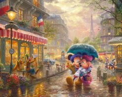 Disney Dreams Mickey And Minnie Mouse In Paris Panel