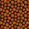 Frightful Night Black Halloween Pumpkin Toss Fabric