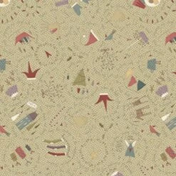 Anni Downs All For Christmas Sage Allover Fabric