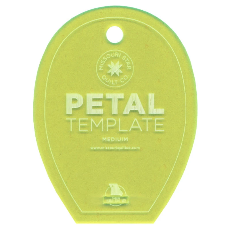 Missouri Star Petal Template 5" - Medium 3 Missouri Star Petal Template 5" - Medium