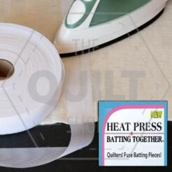 Heat Press Batting Together 1.5" X 15 Yards