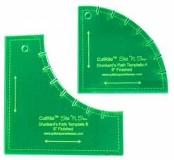 Slit N Sew 6in Finished Drunkards Path Template