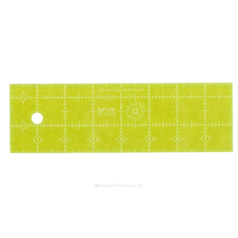 Missouri Star Quilt Company 2.5" X 8" Ruler 3 Missouri Star Quilt Company 2.5" X 8" Ruler