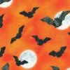 Pumpkin Raven Moon Bats And Moon Fabric