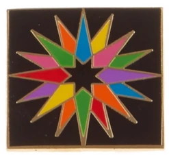 Pin Peddlers Mariner's Compass Pin