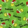 How The Grinch Stole Christmas Green Fabric