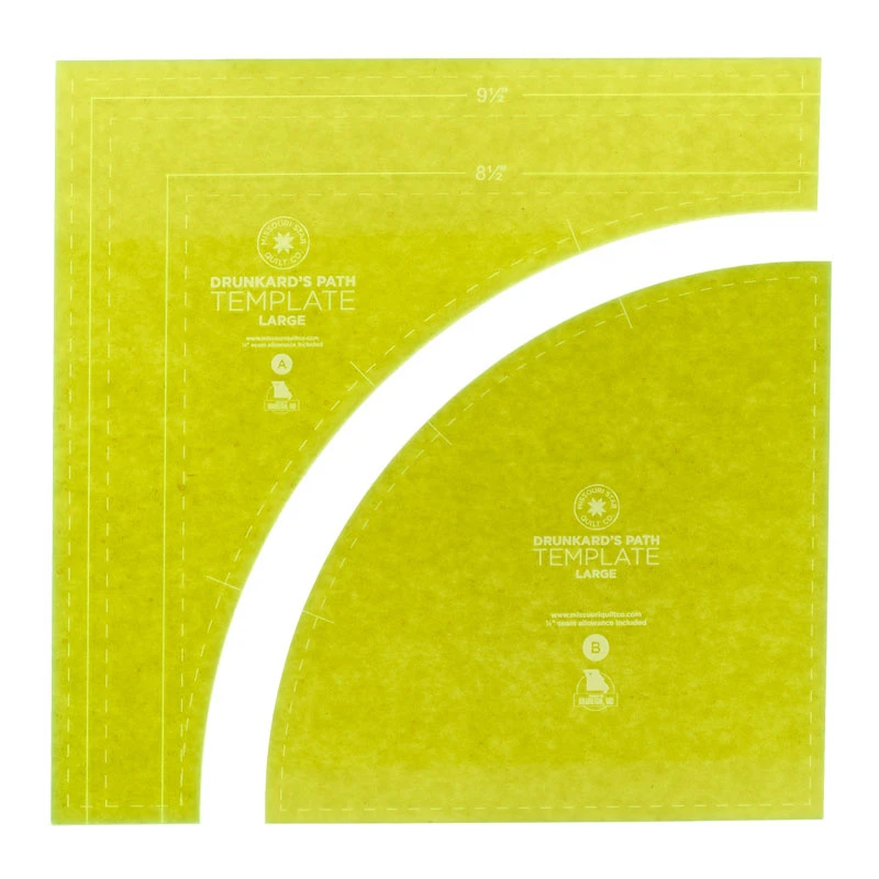 Missouri Star Drunkard's Path Circle Templates - Large. 3 Missouri Star Drunkard's Path Circle Templates - Large.