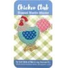 Chicken Club Enamel Needle Minder -THE QUILT SHOP chicken club needle minder