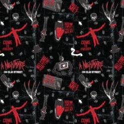 Come To Freddy Nightmare On Elm St Fabric