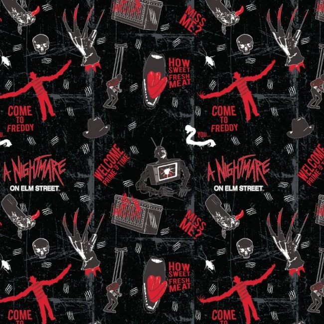 Come To Freddy Nightmare On Elm St Fabric 3 Come To Freddy Nightmare On Elm St Fabric