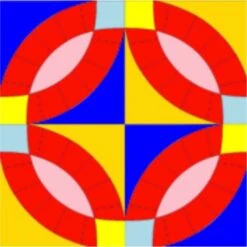 CutRite Slit N Sew Double Wedding Ring Template -THE QUILT SHOP cutrite double wedding ring template 3