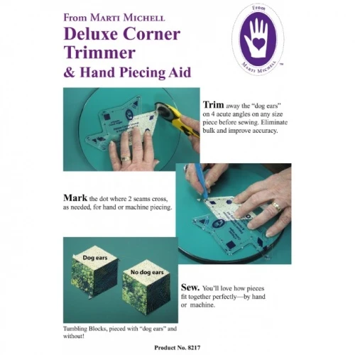 Marti Michell Deluxe Corner Trimmer And Hand Piecing Aid 3 Marti Michell Deluxe Corner Trimmer And Hand Piecing Aid