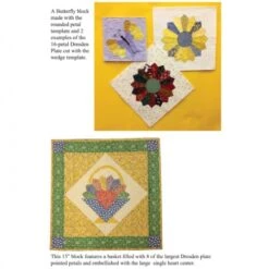 Dresden Plate | Perfect Patchwork Templates | Marti Michell -THE QUILT SHOP dresden plate marti michell 4