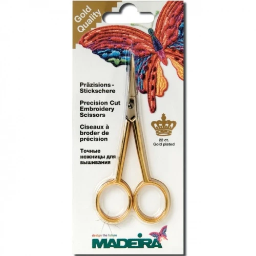 Maderia Embroidery Scissors Straight 3 Maderia Embroidery Scissors Straight
