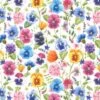 Flowers And Pansies Fabric 1 Flowers And Pansies Fabric -THE QUILT SHOP flowers and pansies fabric 1