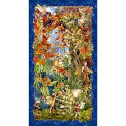 Fairy Forest Panel - Flower Fairies Of The Autumn
