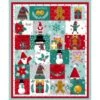 Gnome Santa Advent Calendar Panel -THE QUILT SHOP gnome santa advent calender panel 1