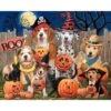 Halloween Tricksters Dog Panel -THE QUILT SHOP halloween tricksters dog panel