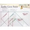 Jumbo Flying Geese | Ruler Set 2pcs -THE QUILT SHOP jumbo flying geese ruler set