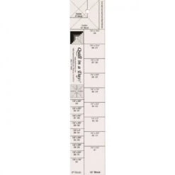 The Log Cabin Ruler 6in And 12in | Quilt In A Day