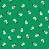 Green Jolly Santa Snowmen Fabric Makower