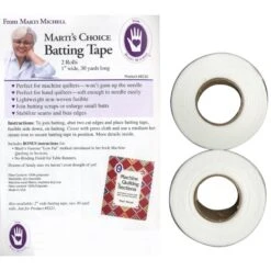 Marti Michell - Marti's Choice Fusible Batting Tape 1" X 30 Yds X 2