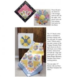 Mini Dresden Plate | Perfect Patchwork Templates | Marti Michell -THE QUILT SHOP mini dresden plate marti michell 3