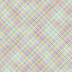 Multi Spring Garden Plaid Fabric