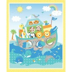 Noah's Journey Two By Two Panel