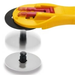 OLFA 45mm Rotary Cutter Comfort Grip -THE QUILT SHOP olfa 45mm comfort grip rotary cutter 12