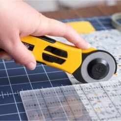 OLFA 45mm Rotary Cutter Comfort Grip -THE QUILT SHOP olfa 45mm comfort grip rotary cutter 14