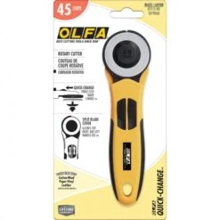 OLFA 45mm Rotary Cutter Comfort Grip -THE QUILT SHOP olfa 45mm comfort grip rotary cutter 15